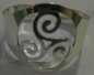 Preview: Celtic Triple Spiral Bangle (KVB01)